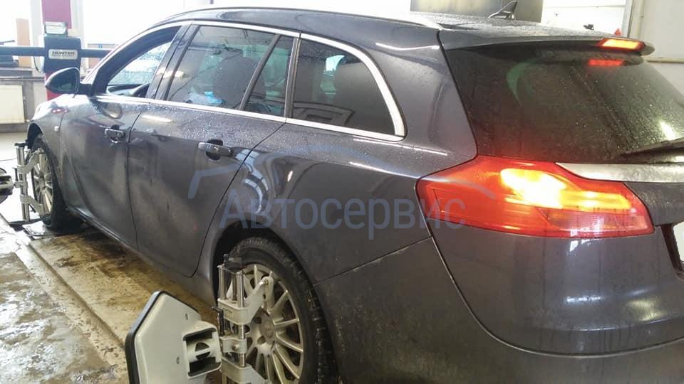 Сход развал опель антара